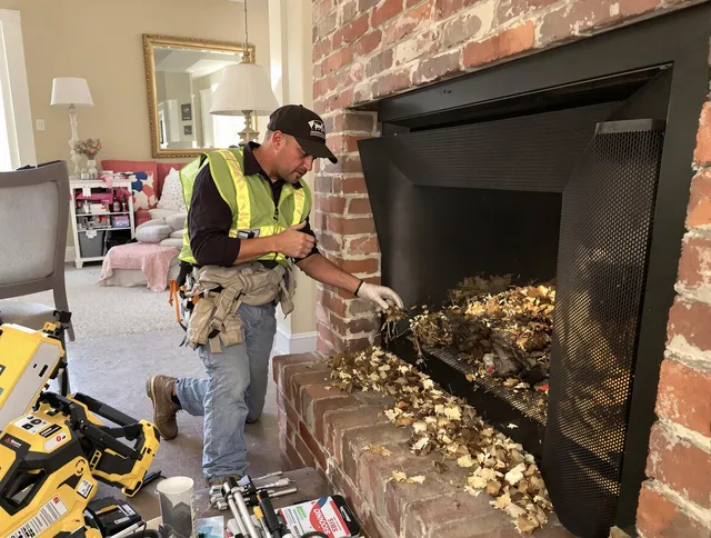 Safe screening installation by Vernon Chimney Sweep in Vernon, CT