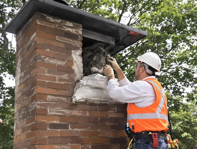 Humane removal of debris and animals by Vernon Chimney Sweep in Vernon, CT