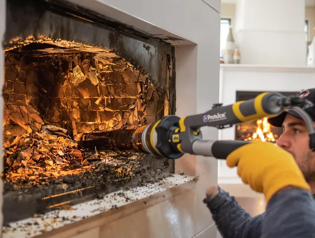 Professional chimney cleaning by Vernon Chimney Sweep in Vernon, CT