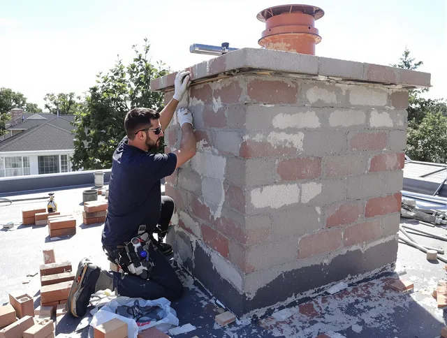 Advanced chimney repair process by Vernon Chimney Sweep in Vernon, CT