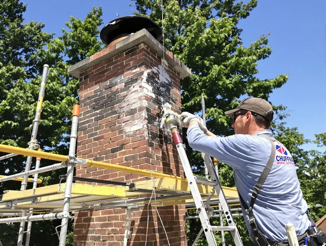 Structural chimney repair by Vernon Chimney Sweep in Vernon, CT