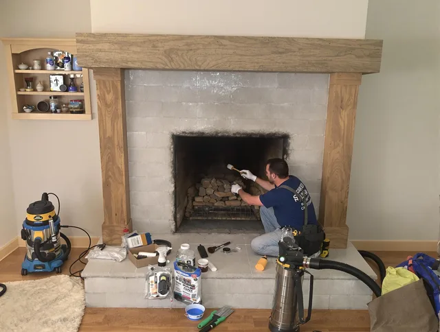 Detailed creosote removal process by Vernon Chimney Sweep in Vernon, CT